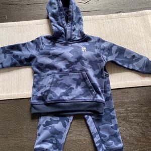 Dkny blue camo track suit
